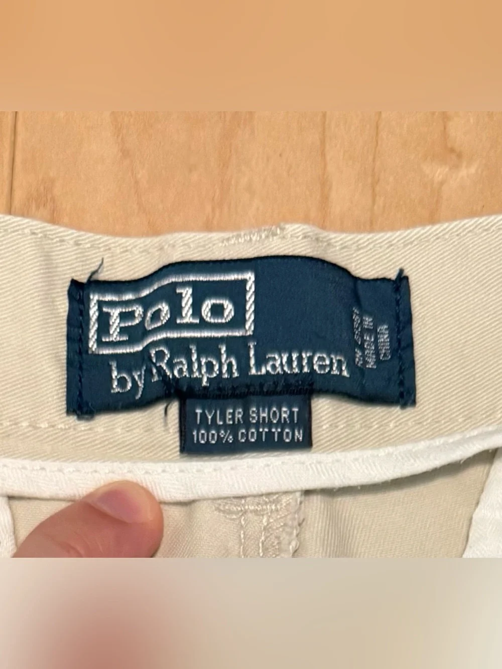 Polo Ralph Lauren Tyler 9” Chino Shorts Double Pleated Beige Khaki Men’s 32
